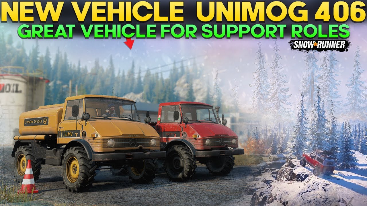 New Vehicle  Unimog 406 in SnowRunner Great For Support Roles And Scouting