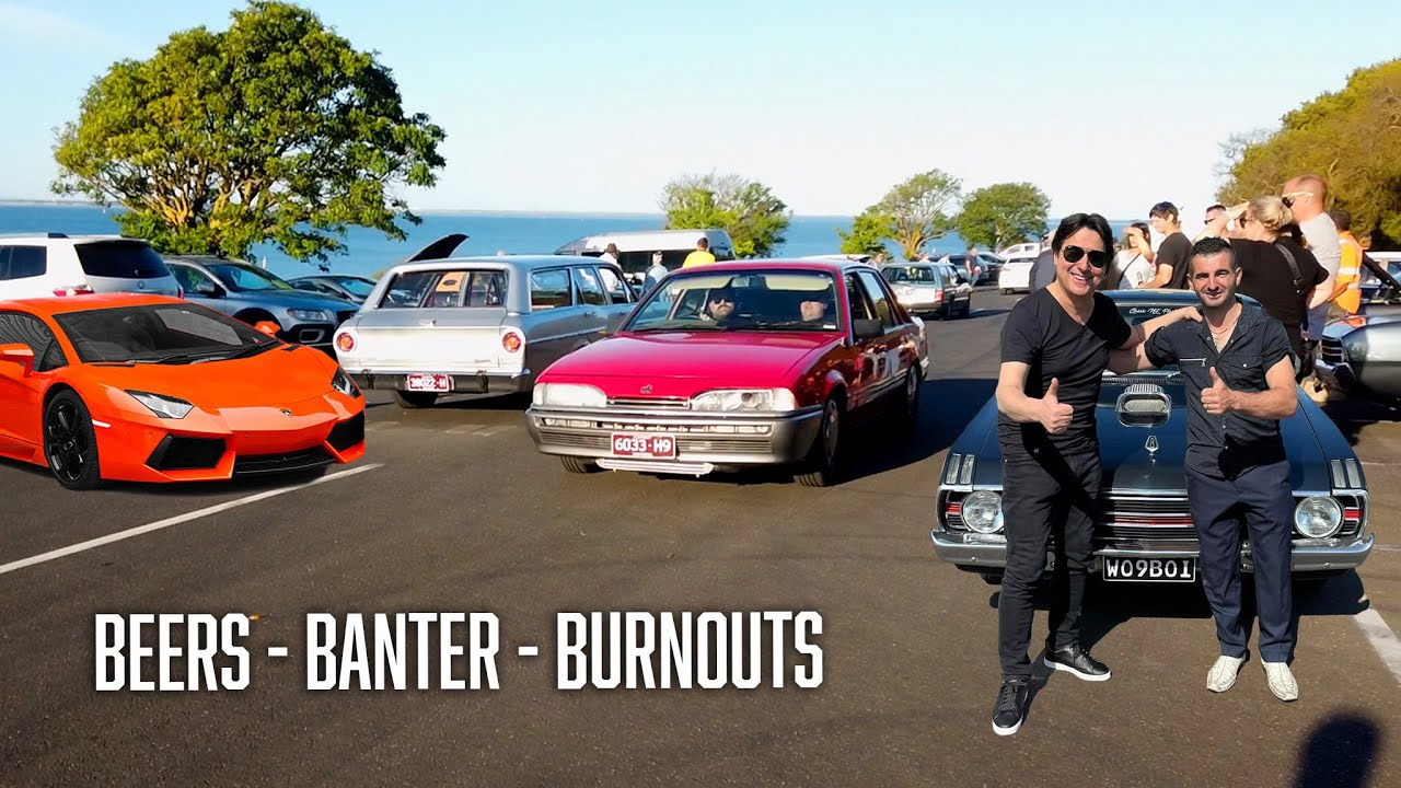 Автомобильный фестиваль Geelong Revival 2022 (Встреча автомобилей в пятницу вечером)