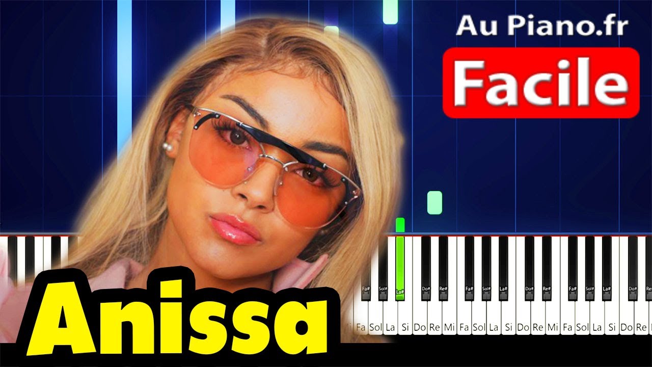 Wejdene Anissa - Piano Cover Tutorial Lyrics (AuPiano.fr)