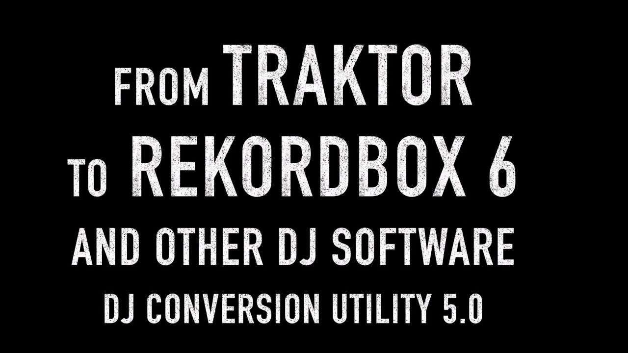 Конвертация из Traktor в Rekordbox 6/7 и другое диджейское ПО DJCU 5.0 [macOS]