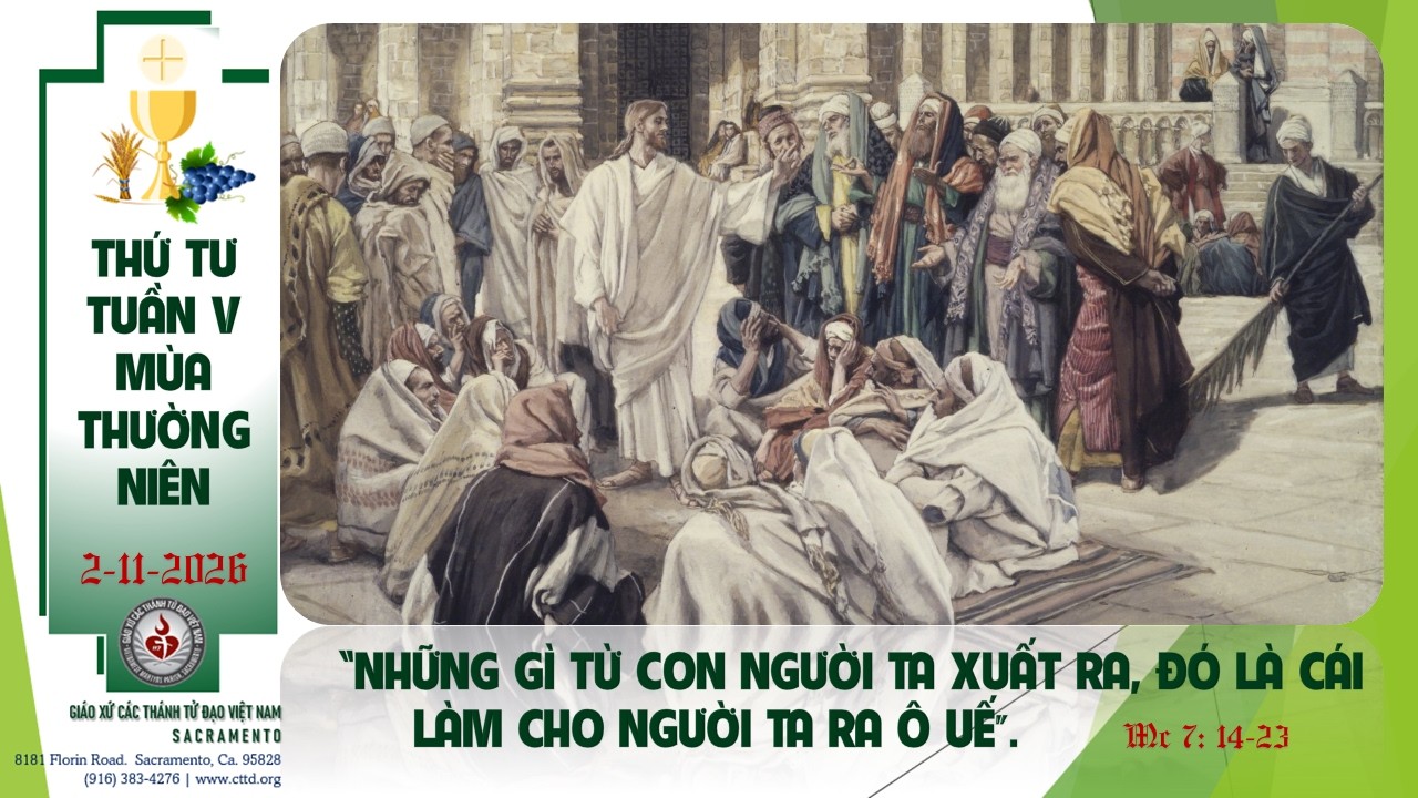 🔴Thánh Lễ Trực Tuyến: Thứ Tư 2-11-2026 |  DÀNH CHO BỆNH NHÂN.