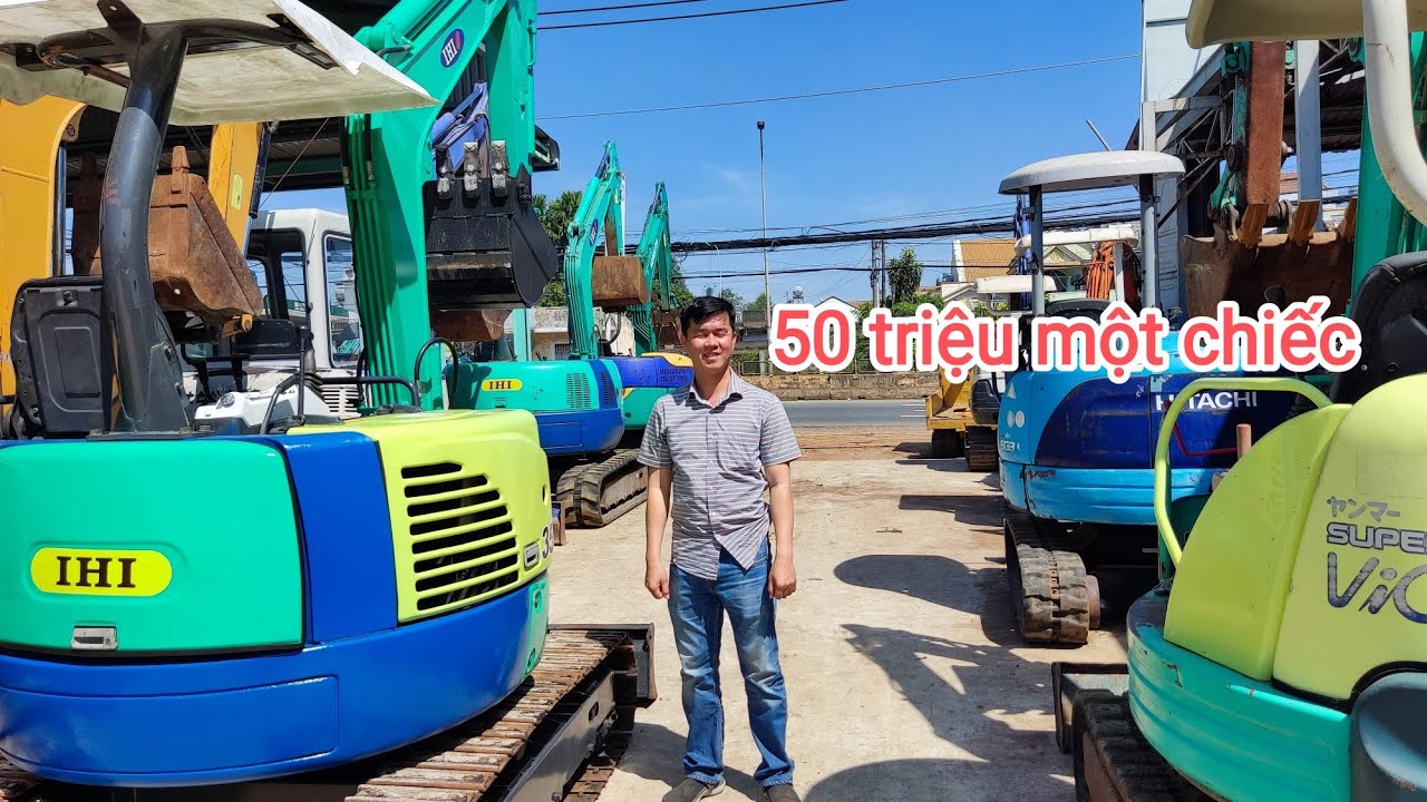 Ông chủ báo giá từ 50 triệu một chiếc máy đào, mua gọi 0844085555.