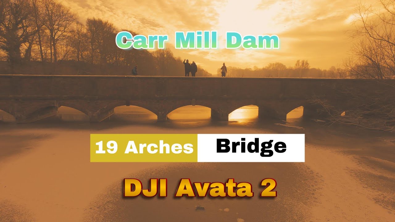 Carr Mill Dam at The 19 Arches Bridge