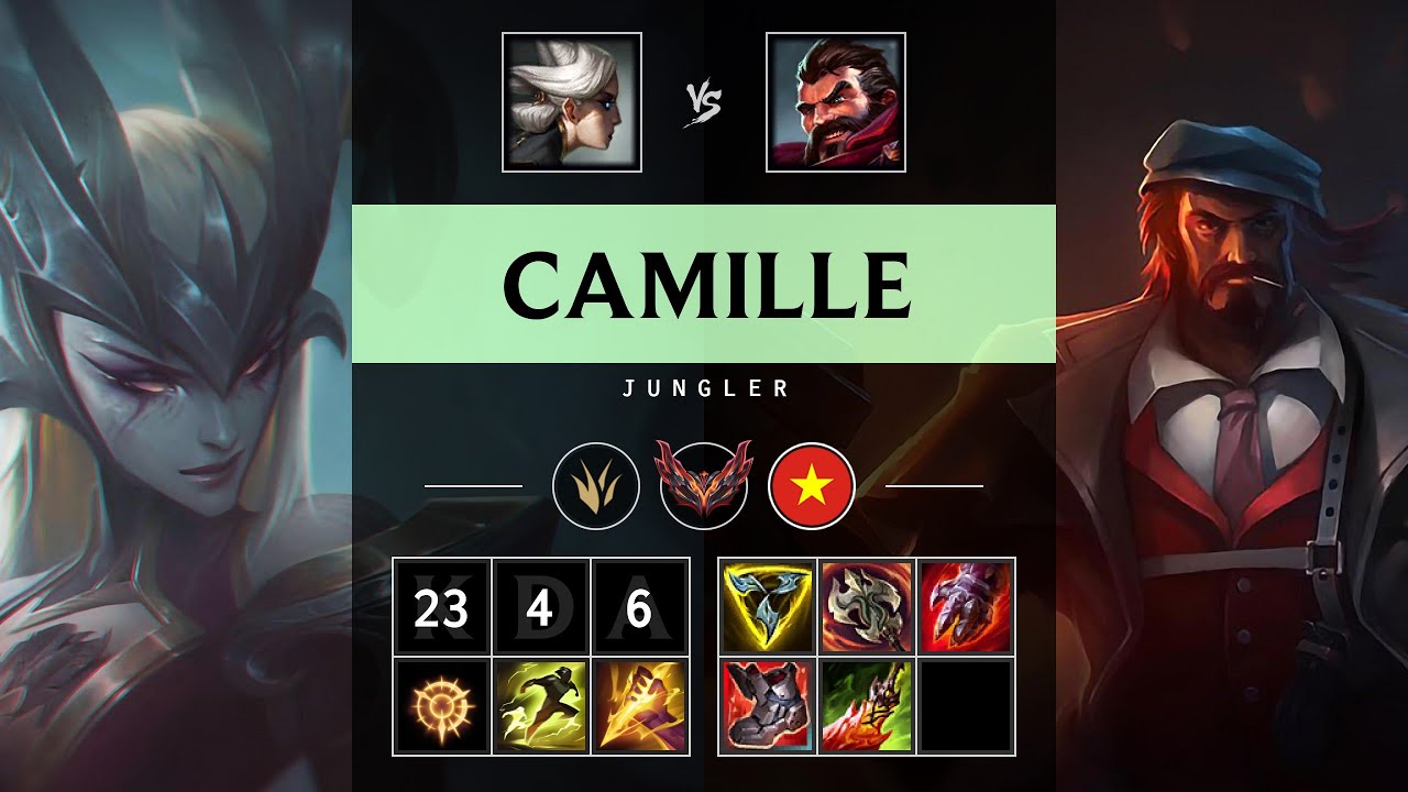 Camille Jungle vs Graves - VN Grandmaster Patch 25.06