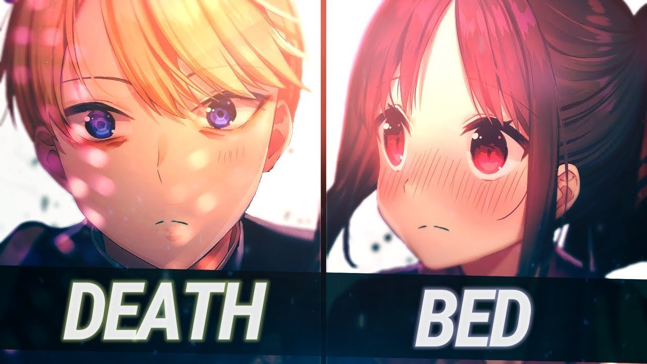 1 HOUR Nightcore - Death Bed - Powfu (Switching Vocals) - (Lyrics)
