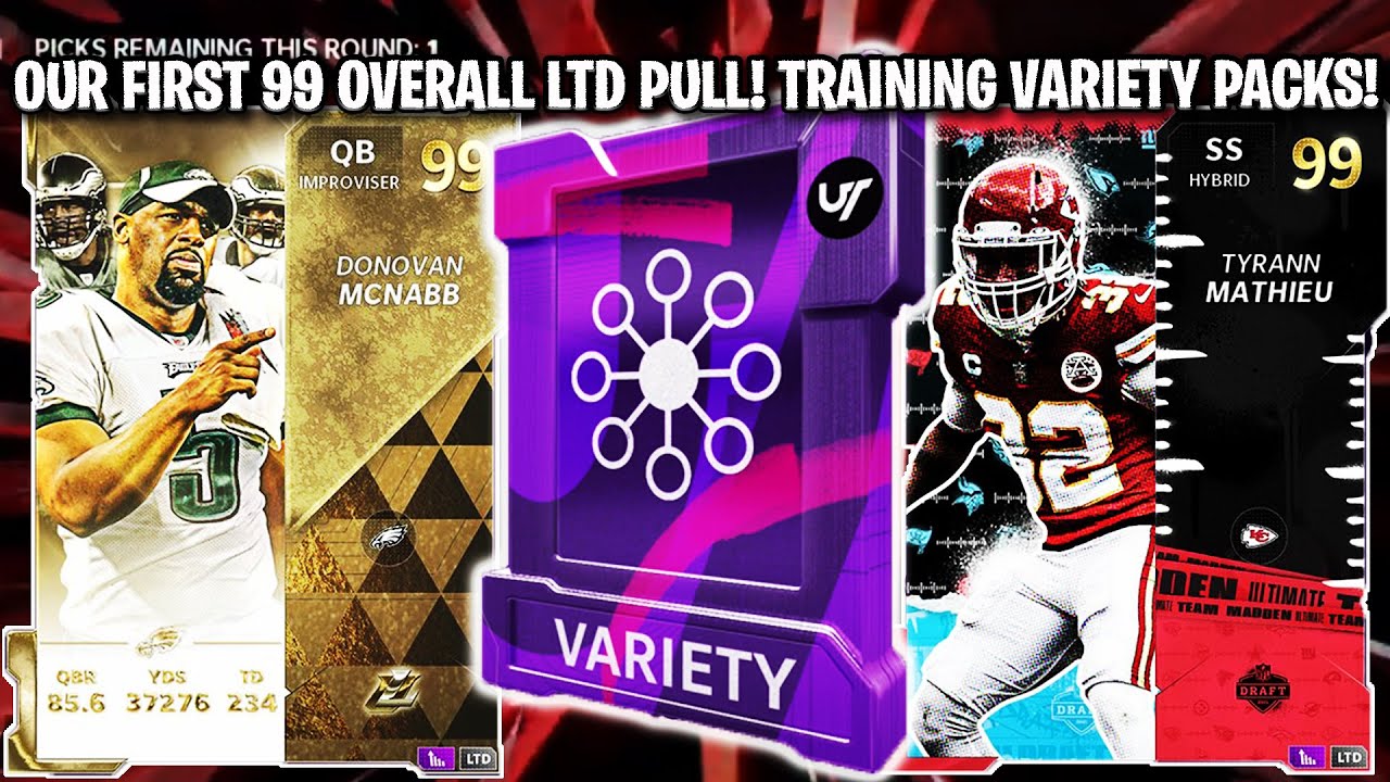 MY FIRST 99 OVERALL LTD PULL! 100K TRAINING VARIETY PACK OPENING! | MADDEN 21 ULTIMATE TEAM