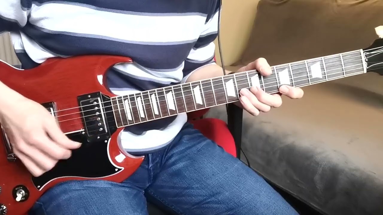 Smoking Gun Blues Rock Guitar Solo Cover in A Minor