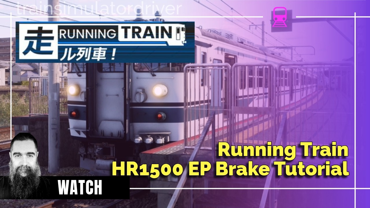 Instrukcja obsługi Running Train HR1500: Opanuj trudne hamulce elektropneumatyczne!