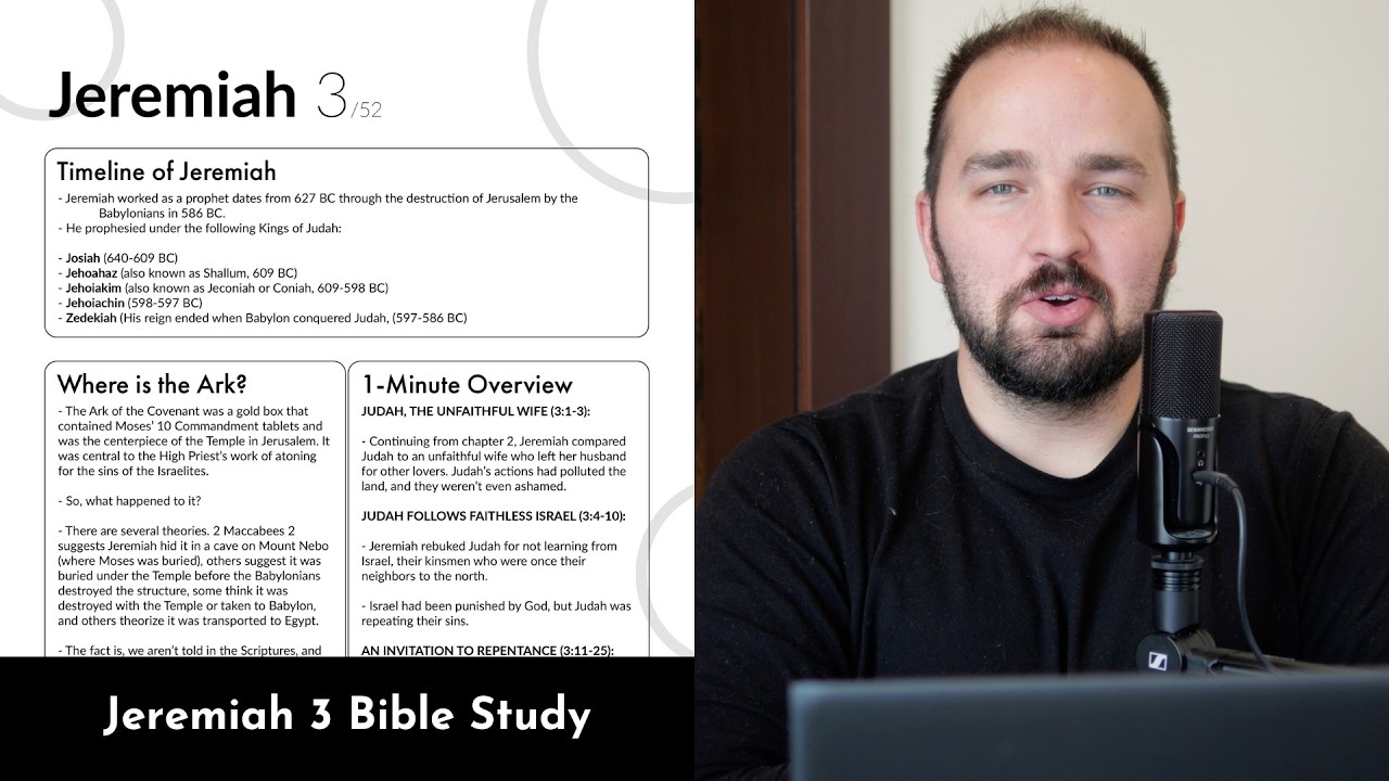 Jeremiah 3 - Bible Study, Explanation, and Application