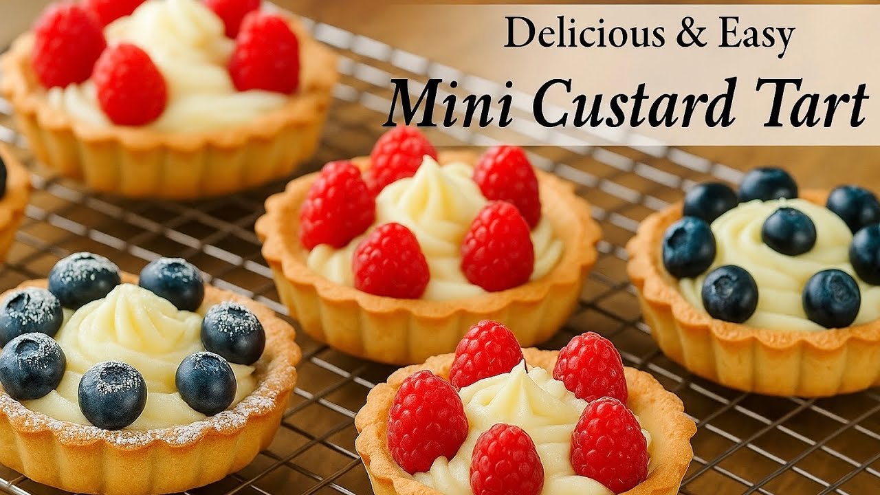 How to Make Mini Fruit Tarts with Homemade Italian Custard