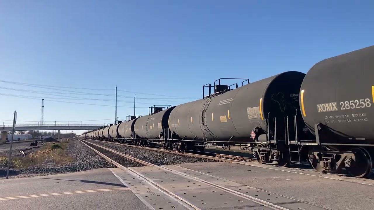 CPKC Tanker train Rosenberg, Texas
