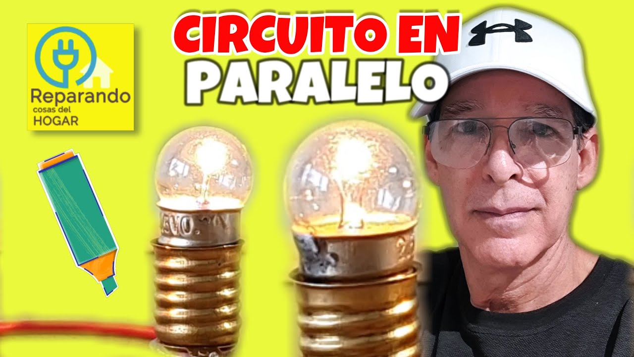 Circuito Eléctrico en Paralelo ESCOLAR , experimentos fáciles !!