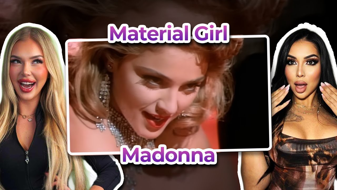 Foreign Girls FIRST Reaction to Madonna - Material Girl