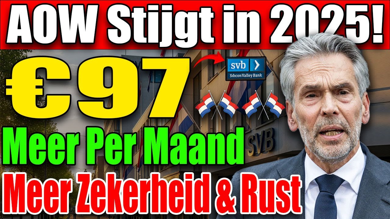 💶 AOW Stijgt met &euro;97 per Maand in 2025 | Meer Zekerheid & Rust voor Gepensioneerden
