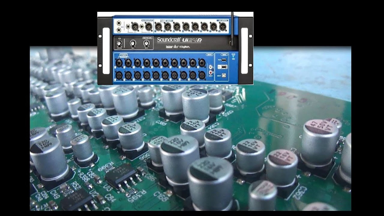 Orçamento Mixer Soundcraft Ui24R. Problema identificado. Espera da Chave Analógica DG412DY