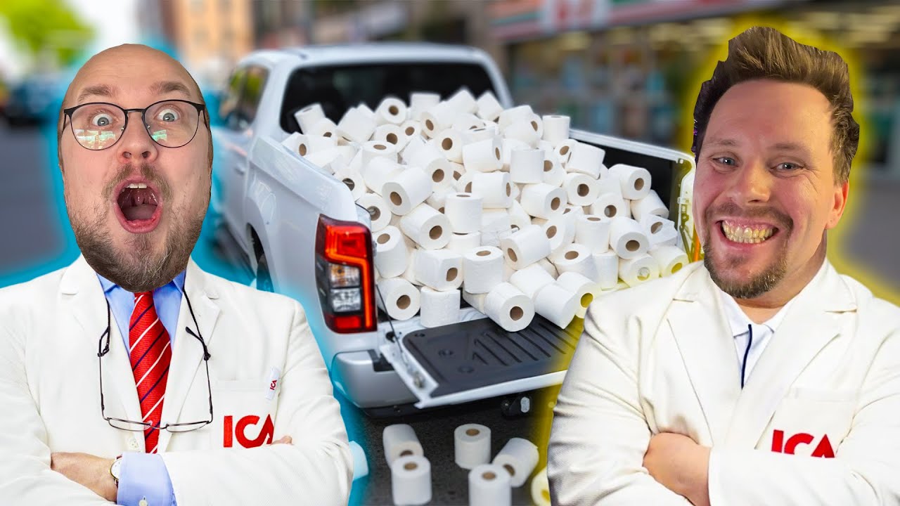 FYLLER HELA BILEN MED TOAPAPPER! - 6-7 Eleven