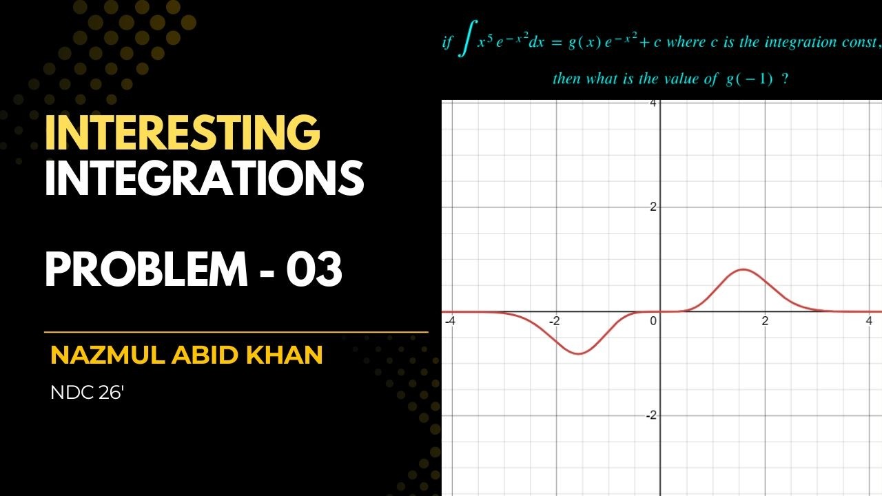 INTEGRATION PROBLEM—003 | PhysiChemX | Nazmul Abid |