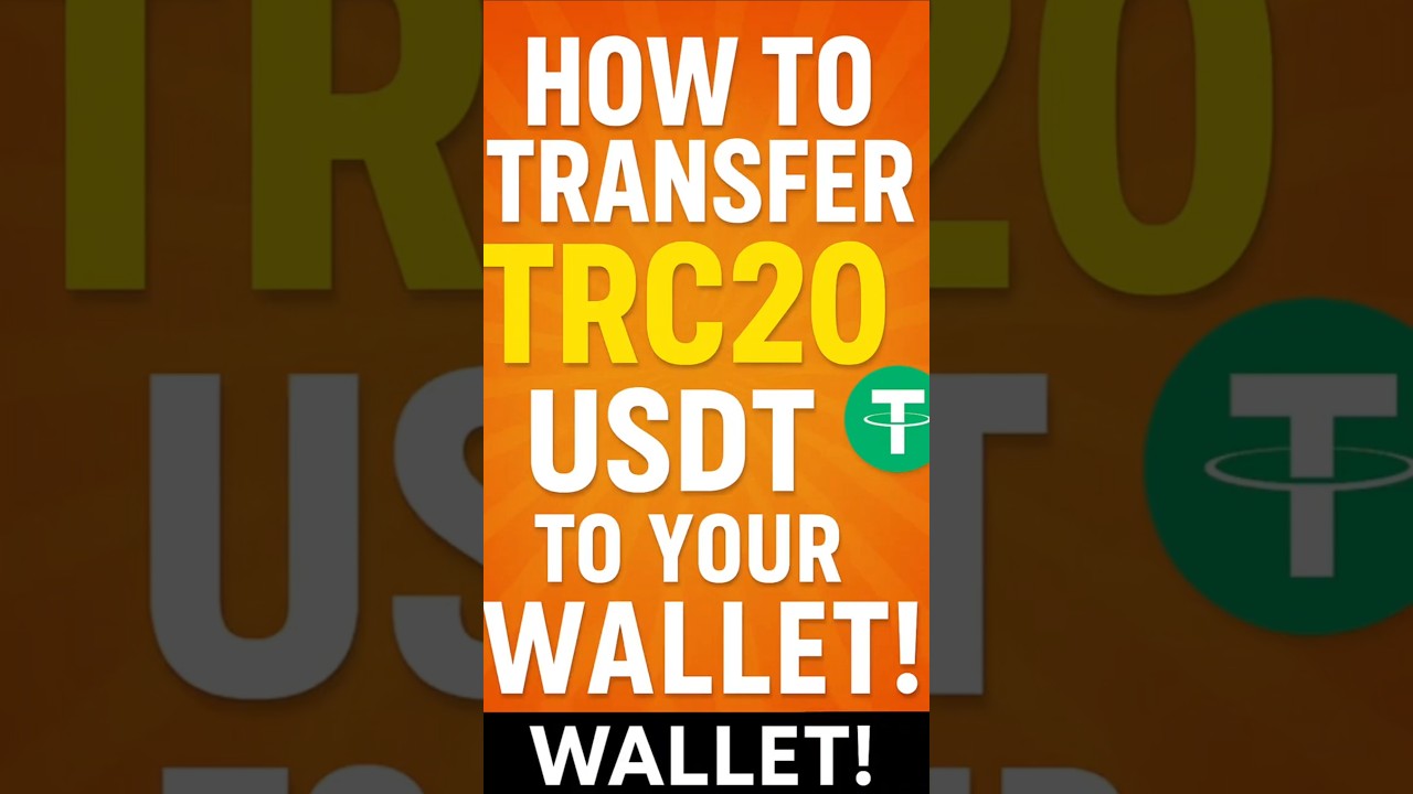 How to Transfer TRC20 USDT to Your Wallet!