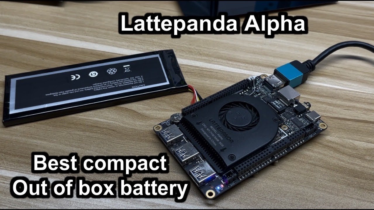 The best compact battery solution for the Lattepanda Alpha
