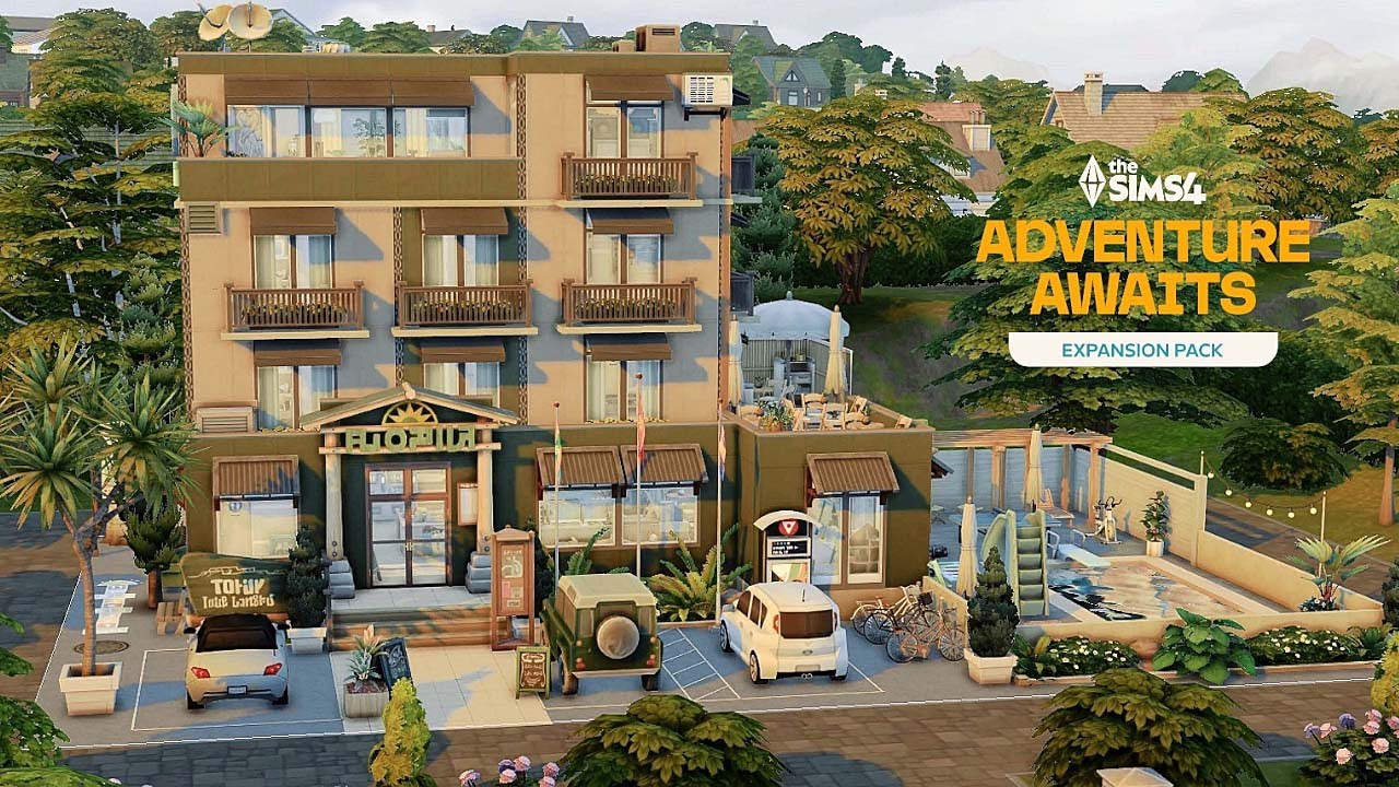 The Sims 4 - Adventure Awaits / B&B HOTEL  💚  Speed Build