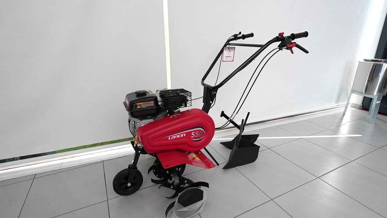 LONCIN 550 petrol tiller walkaround