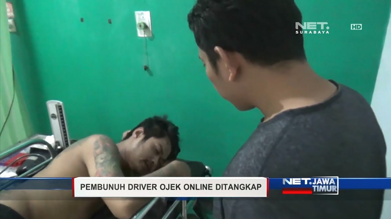 Pembunuh Driver Ojek Online Ditangkap - NET. JATIM