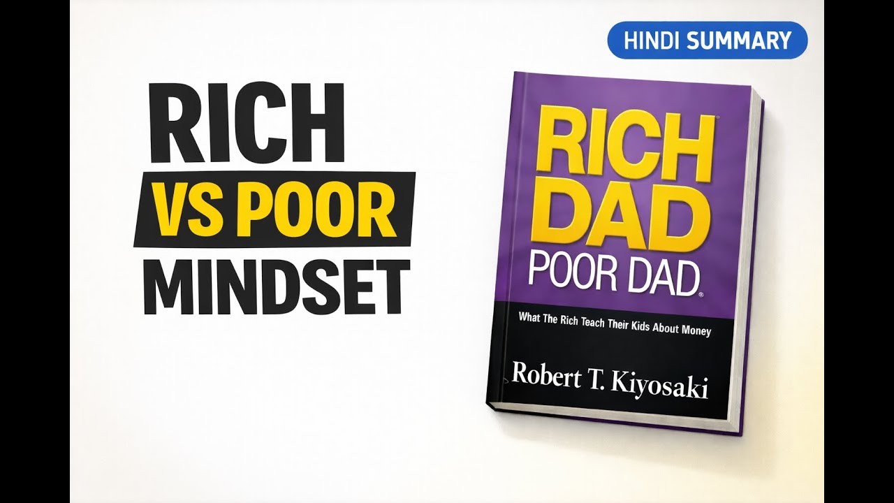 Rich Dad Poor Dad Hindi Summary | Rich VS Poor Mindset | Explained in Hindi