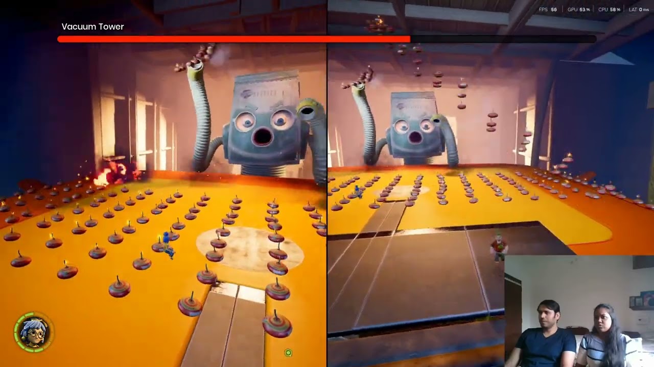 IT TAKES TWO part 01- Watch part -2 for boss fight - Couple gaming video-h