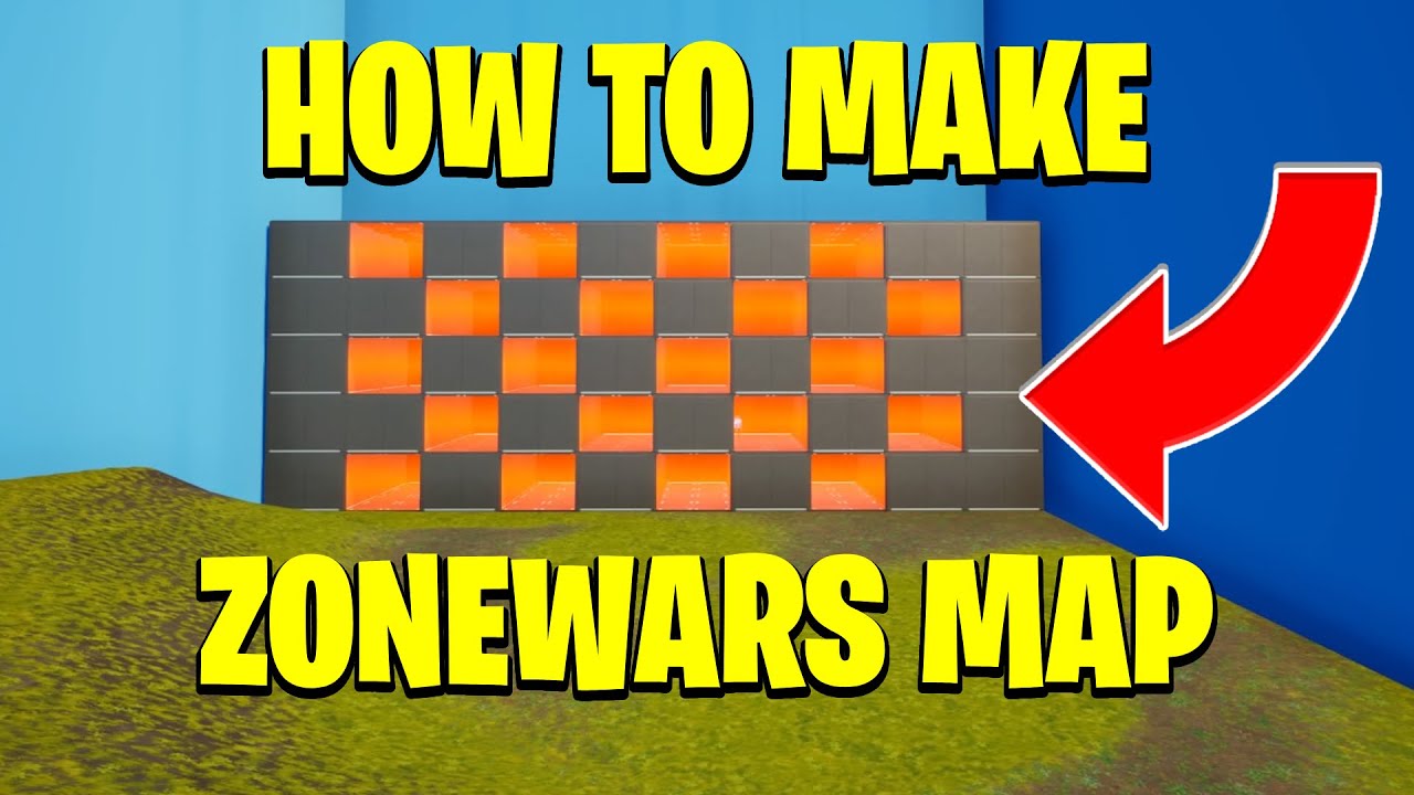 How To Make A CLEAN Zonewars Map *2024*