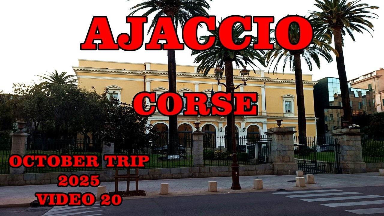 Ajaccio Corse October trip 2025