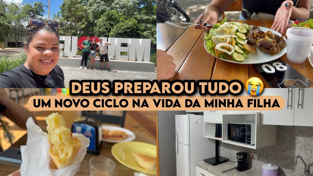 DEUS PREPAROU TUDO| UM NOVO CICLO NA VIDA DA MINHA FILHA| MATRÍCULA NA FACULDADE E ALUGAMOS KIT 