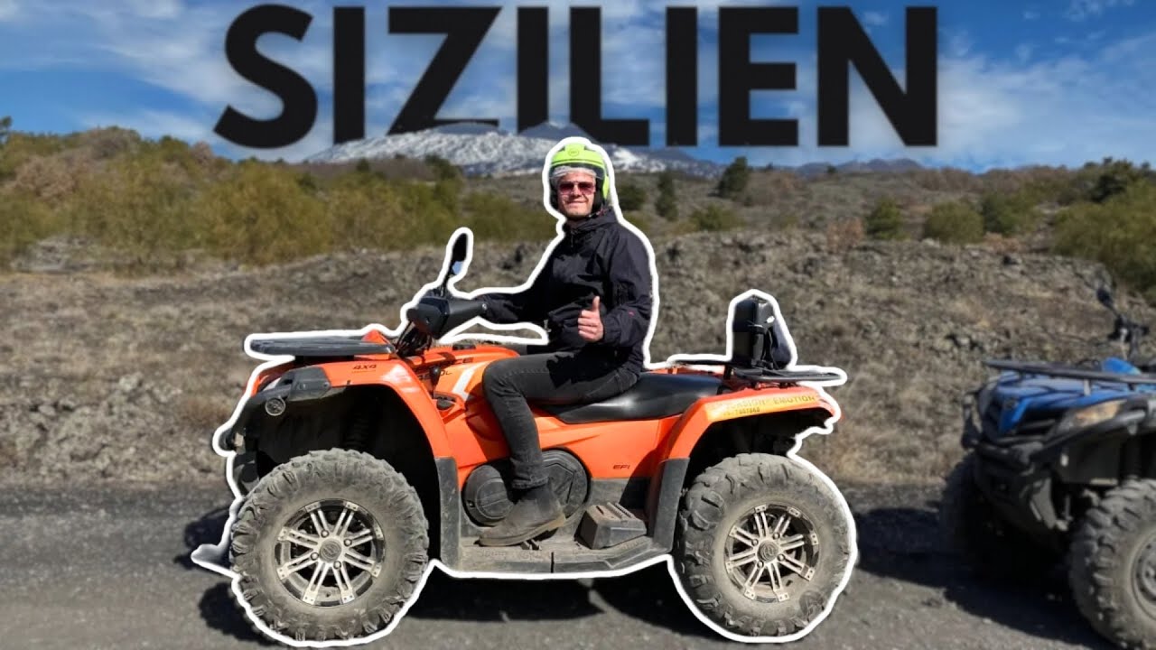 Wir sind auf einem VULKAN Quad gefahren & gewandert
