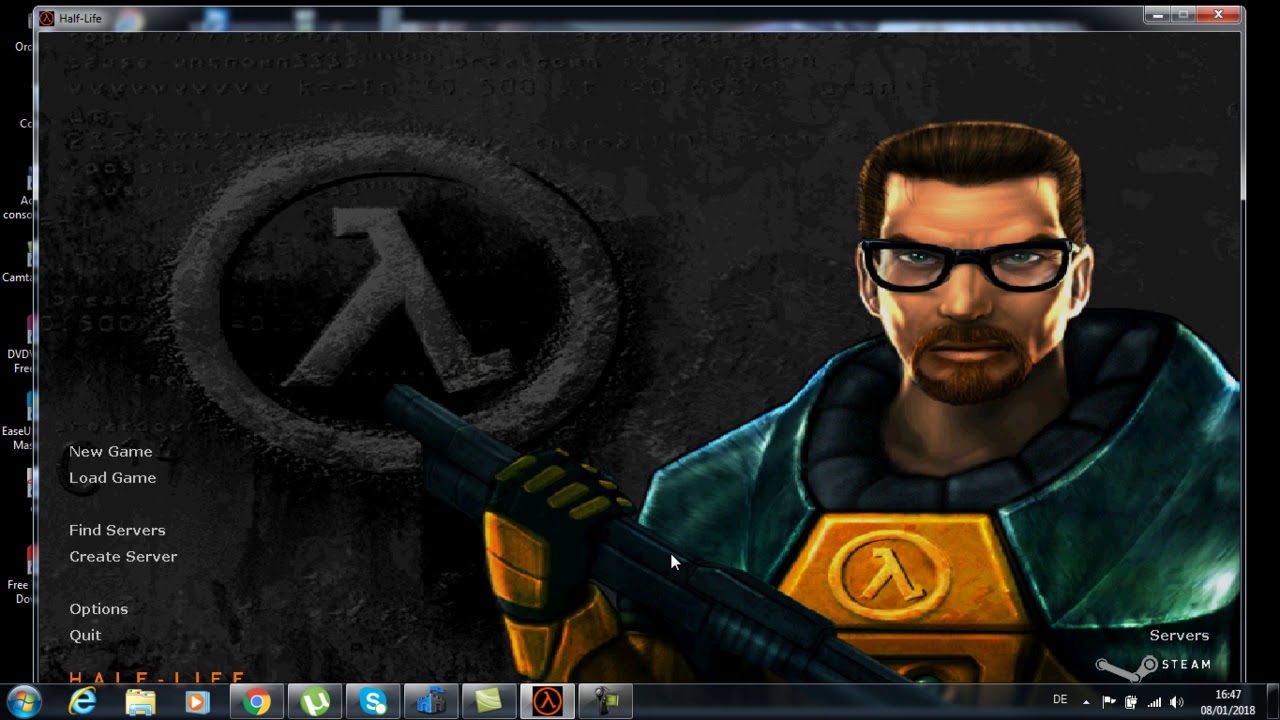 how to add bot and play half life  with computer without internet