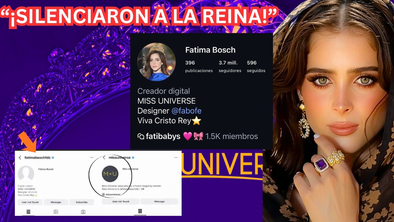 “¡ESCÁNDALO MUNDIAL! DESAPARECEN LAS CUENTAS DE MISS UNIVERSO Y FÁTIMA BOSCH”