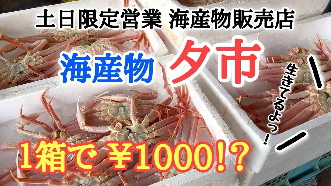 【北海道】白老町の海岸沿いにある『海産物夕市』へ！浜値ってすごい！超贅沢丼できた🙌