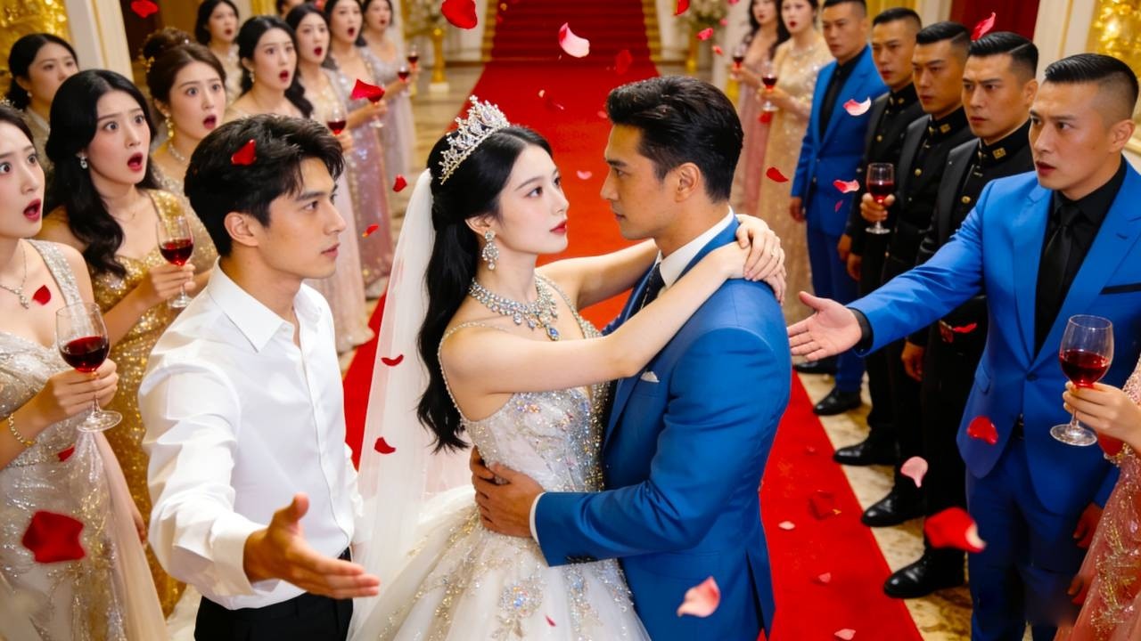 婚禮當天，未婚夫竟然官宣白月光是他的妻子，我離開公佈首富千金身份，嫁給冷酷總裁，被他像公主一樣對待！#短劇 #爱情