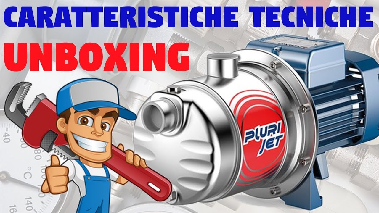Pompa per aumento pressione pedrollo PluriJet 4/80 0.75 kW Unboxing - TuttoProfessionale.it