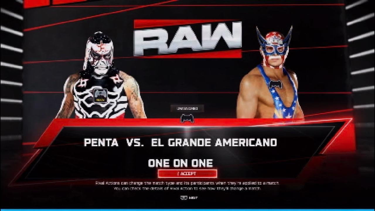 WWE2K25 - Penta Universe Mode - Week 21 - Raw - PS5 Gameplay