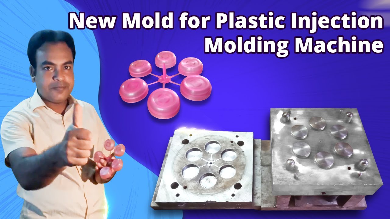 How to make the 6-cavity mold for a Plastic Injection molding machine.