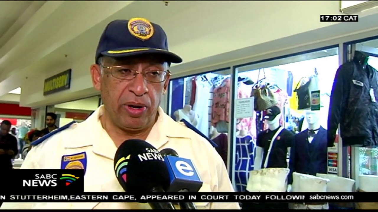 JMPD officers raid the Johannesburg CBD