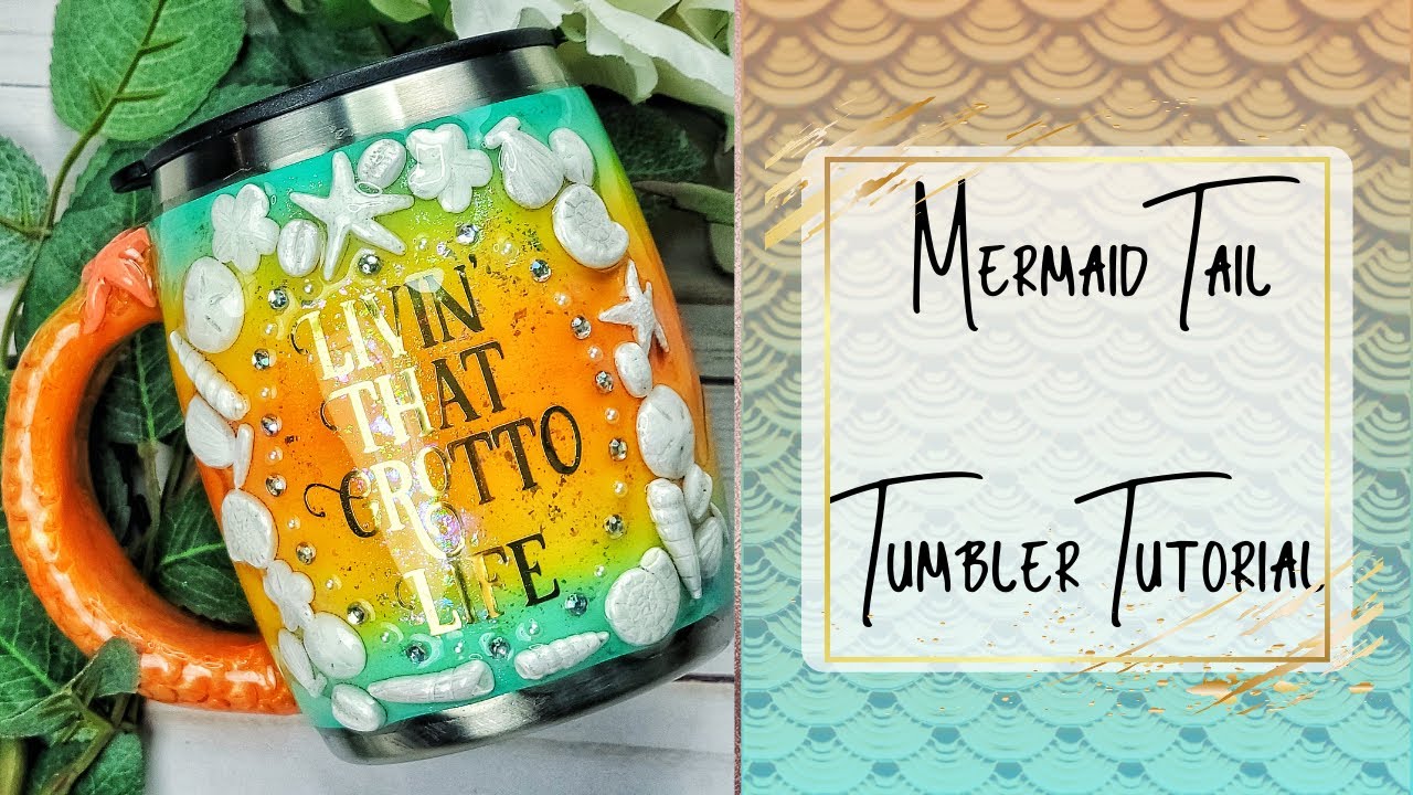 Урок по изготовлению стакана в виде русалочьего хвоста