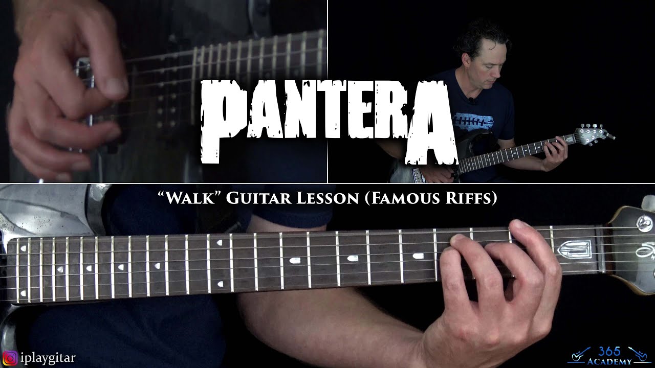 Walk Guitar Lesson - Pantera (Famous Riffs)