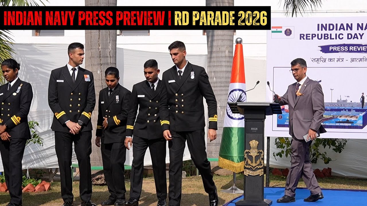 Indian Navy Press Preview For Republic Day Parade 2026