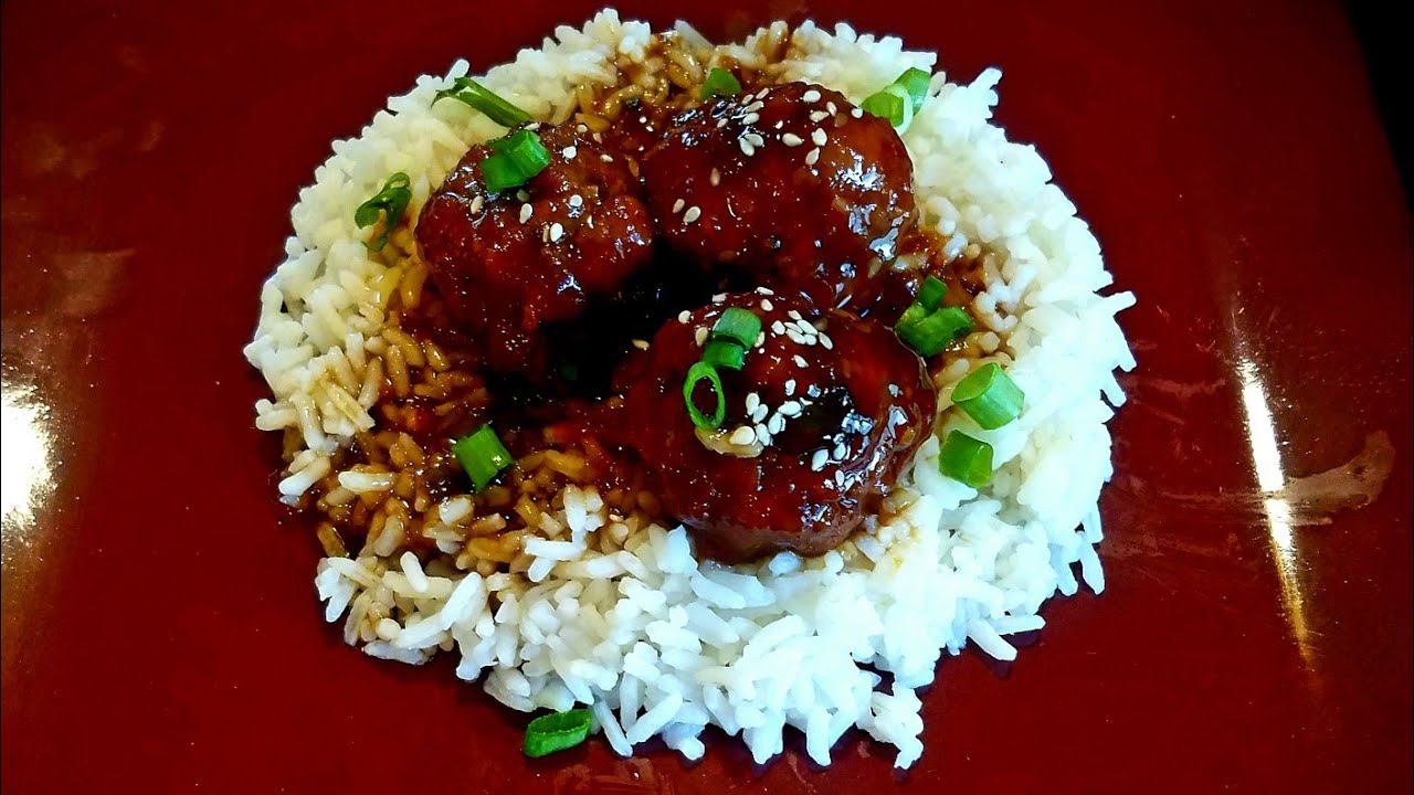 Sweet & Spicy Meatballs