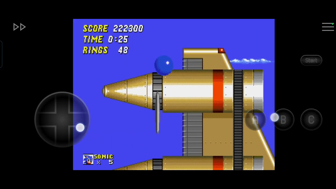 Super sonic blue in sonic 2: episode 2 