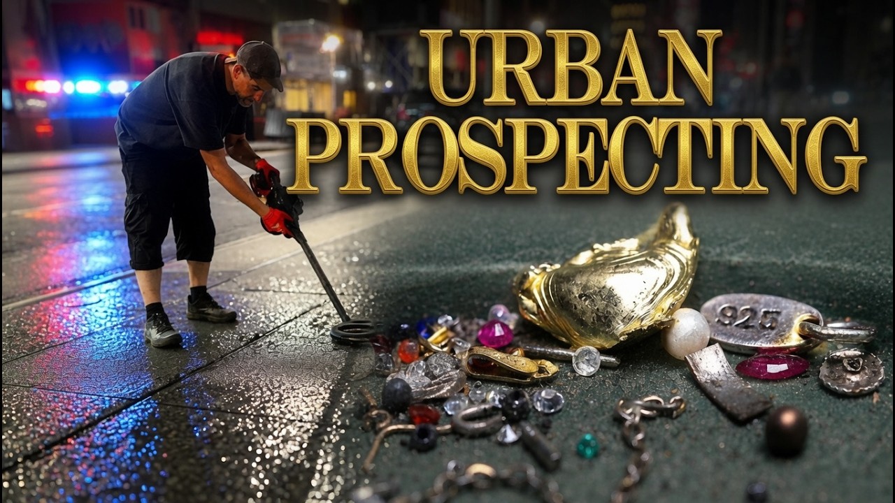 Urban Prospecting NYC: Vacuuming Diamond District Sidewalks for Gold & Diamonds!