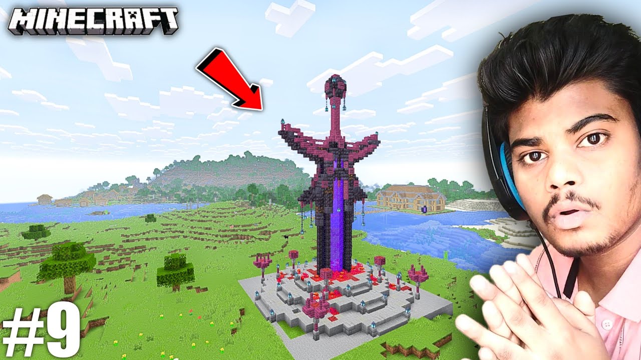 I build Epic Style Nether Portal In Minecraft Survival World EP 6 Oye Sahil