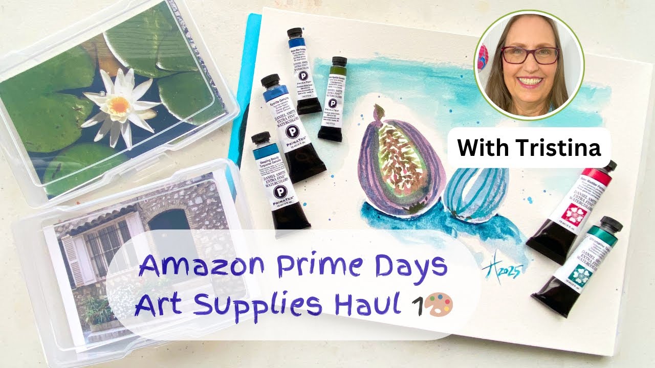 Daniel Smith Amazon Art Haul Swatch, Mixes and Painting 🎨 