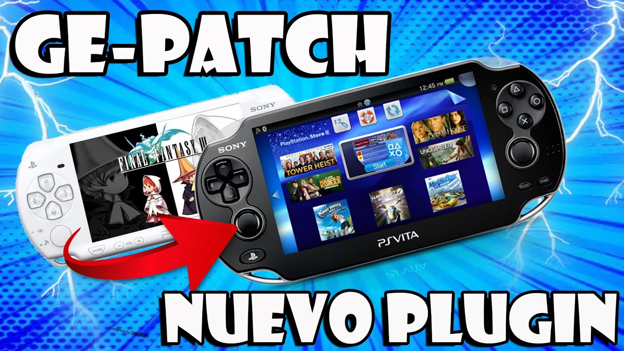 Nuevo PLUGIN Ge-Patch para PSVITA - INSTALALO y PRUEBA - PSP al PODER