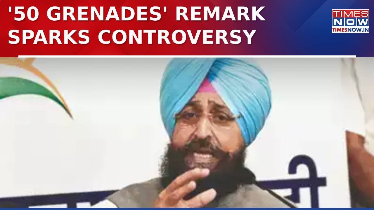 '50 Grenades' Remark Sparks Controversy: Punjab Police Questions LoP Pratap Singh Bajwa
